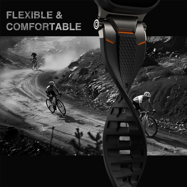 ULTIMAL Apple Watch Ultra 3/2/1 Kay -Black Gray