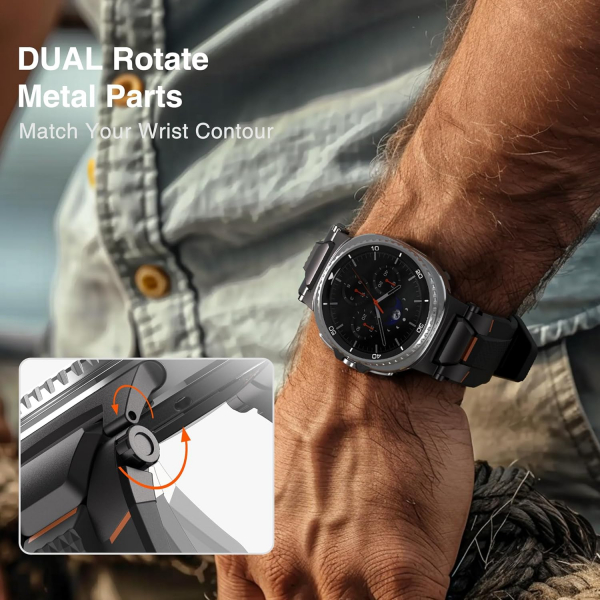 ULTIMAL Galaxy Watch 8 Classic 46mm Kay -Black Black