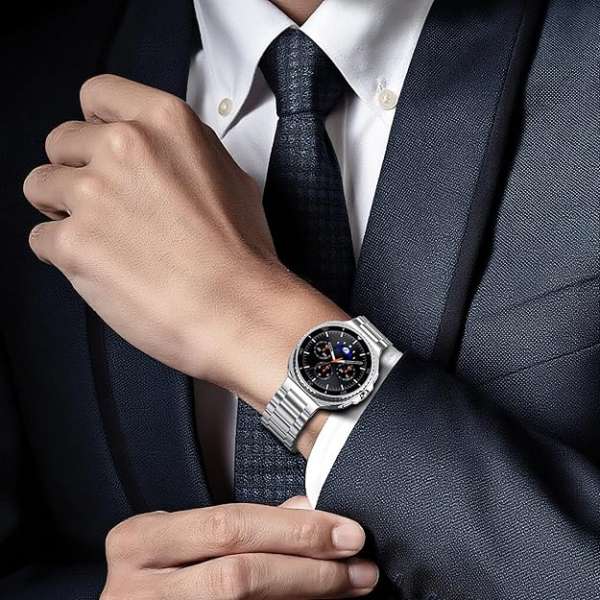 TiMOVO Galaxy Watch 8 Classic 46mm Kay -Silver