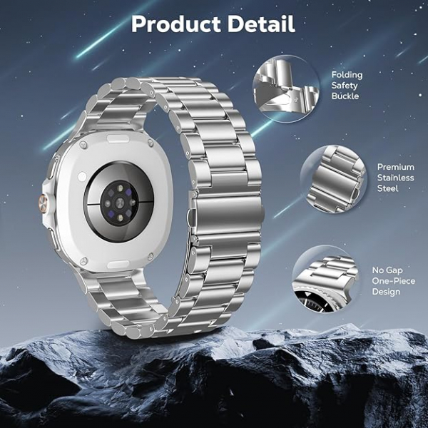 TiMOVO Galaxy Watch 8 Classic 46mm Kay -Silver