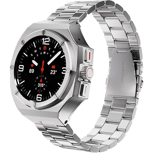 DGYSG Galaxy Watch Ultra elik Kay (47mm)-Silver