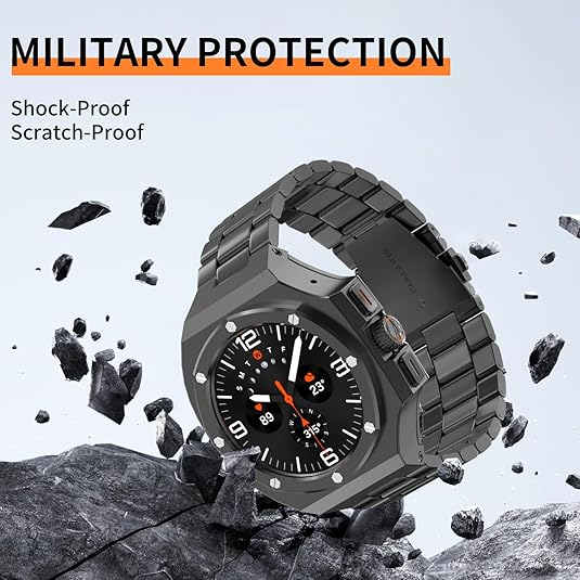 DGYSG Galaxy Watch Ultra elik Kay (47mm)-Black