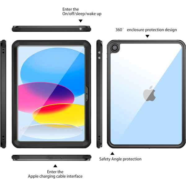 Mangix Su Geirmez iPad 10.Nesil Klf (10.9 in)