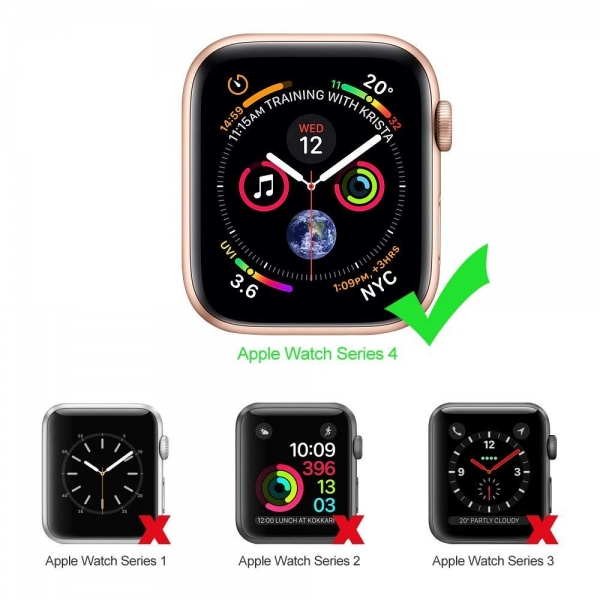 UMTELE Apple Watch 4 Koruyucu Klf (40mm)(2Adet)