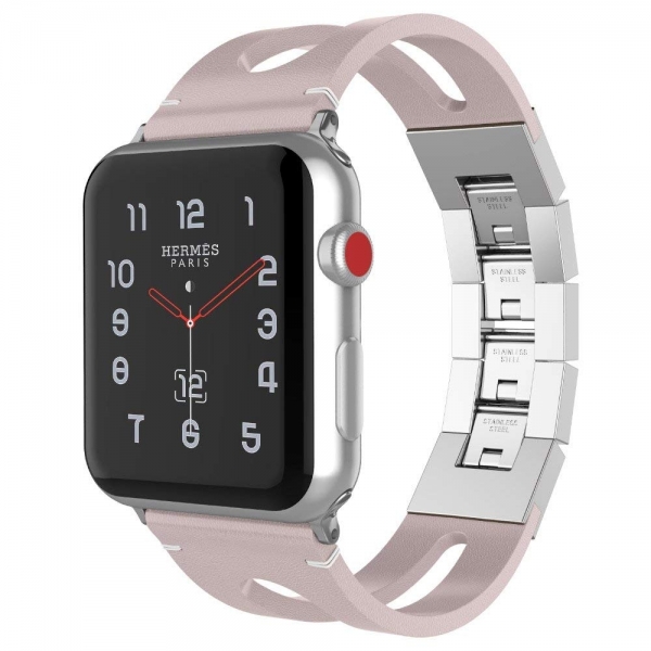 UMTELE Apple Watch 4 Deri Kay (40mm)-Pink