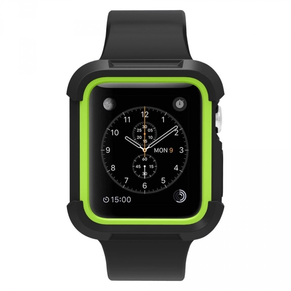 UMTELE Apple Watch Rugged Klf (38mm)-Black VoltYellow