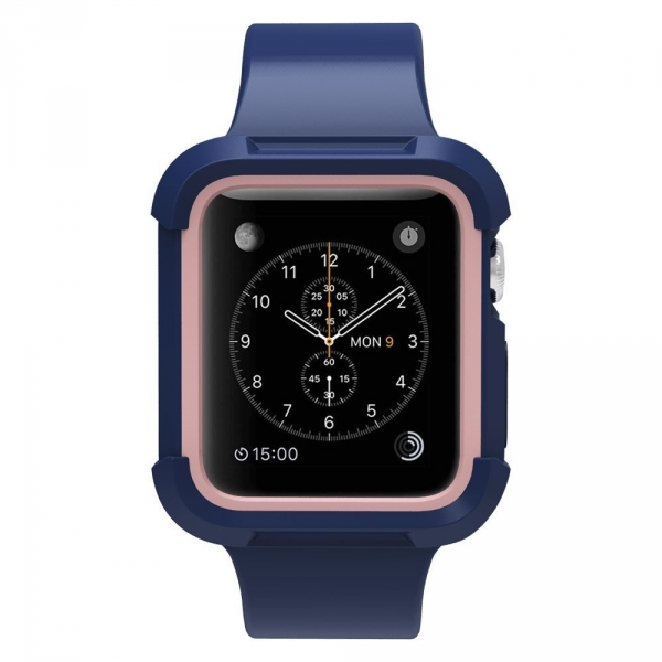 UMTELE Apple Watch Rugged Klf (38mm)-Blue Pink