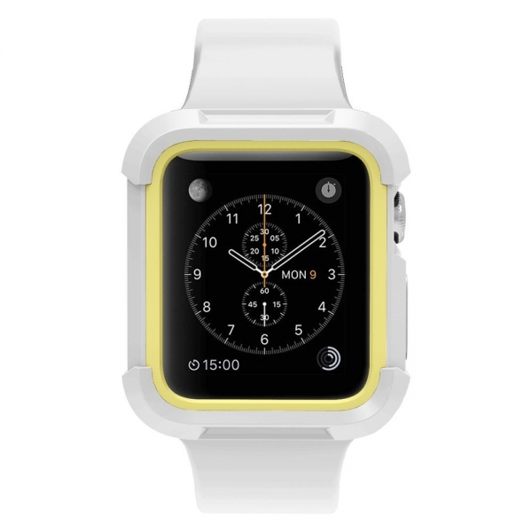 UMTELE Apple Watch Rugged Klf (38mm)-Silver Yellow