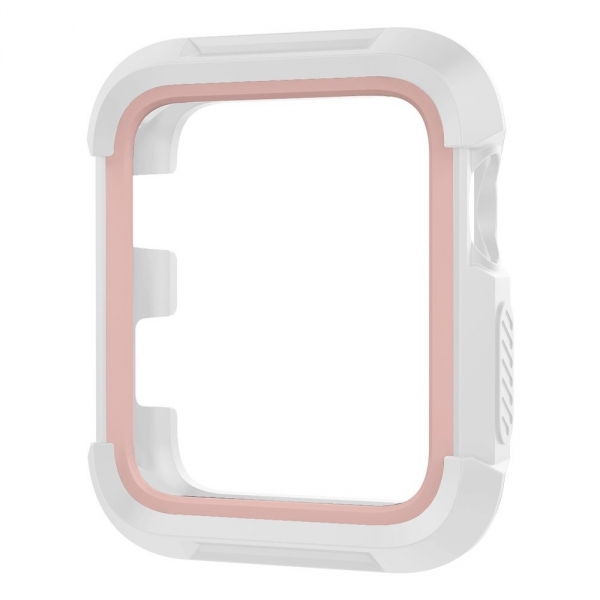 UMTELE Apple Watch Rugged Klf (38mm)-White Pink