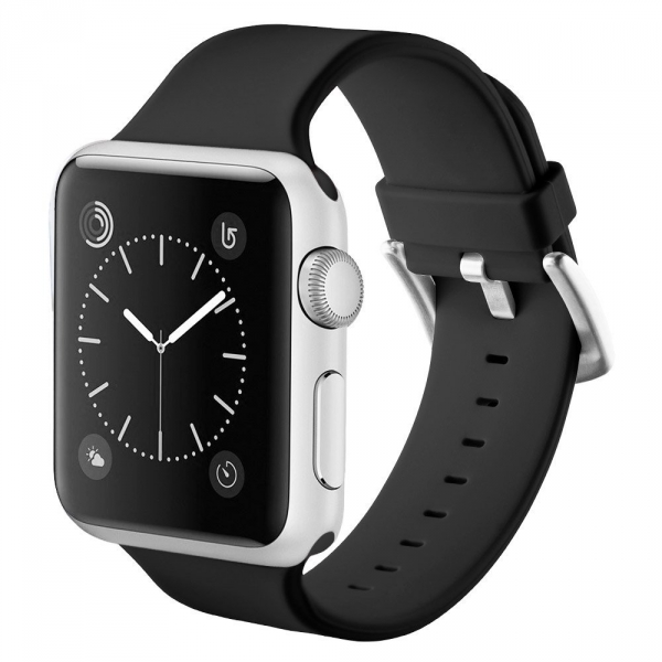 UMTELE Apple Watch Soft Silikon Kay (38mm)-Black