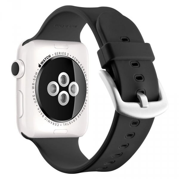 UMTELE Apple Watch Soft Silikon Kay (42mm)-Black