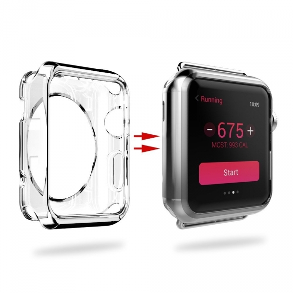 UMTELE Apple Watch Soft Silikon Kay (42mm)-Stone