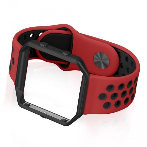 UMTELE Fitbit Blaze Smart Fitness Watch Kay (Large)-Black Red