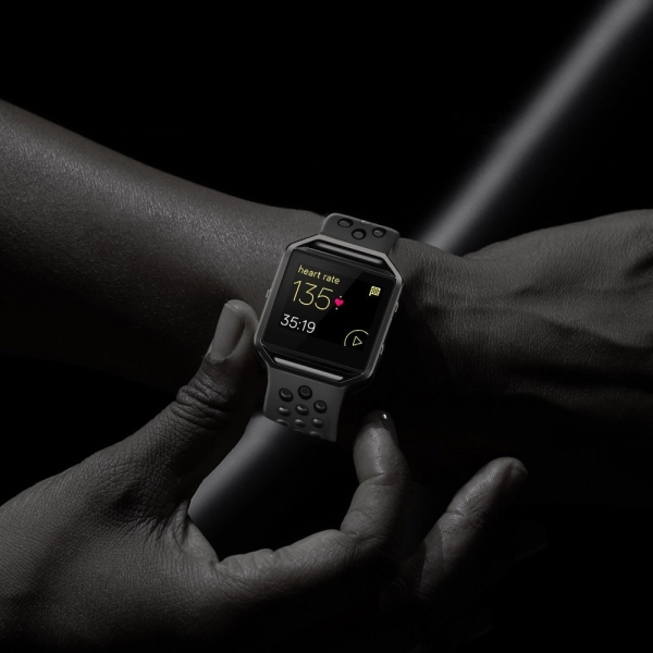 UMTELE Fitbit Blaze Smart Fitness Watch Kay (Large)-Anthracite
