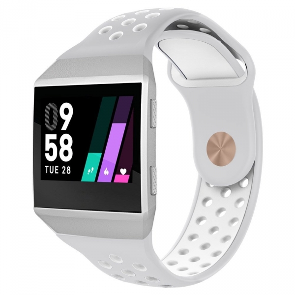UMTELE Fitbit Ionic Kay (Small)-Silver White
