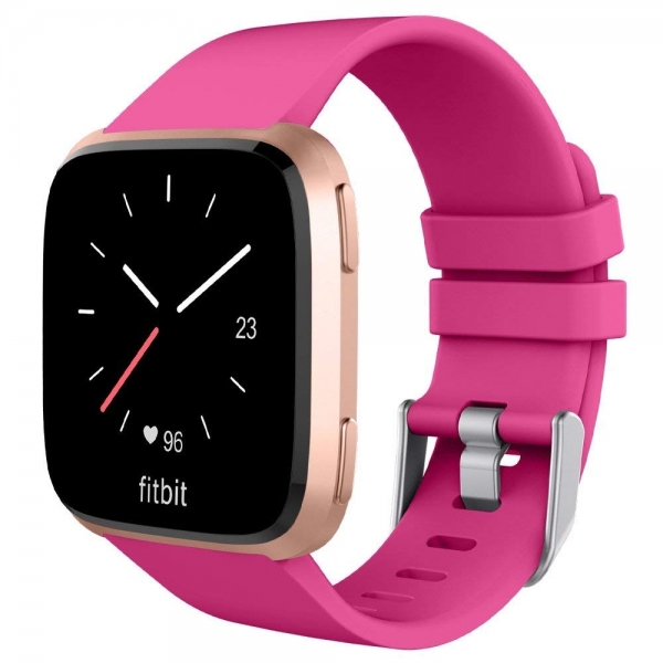 UMTELE Fitbit Versa Silikon Kay (Large)-Rose