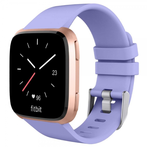 UMTELE Fitbit Versa Silikon Kay (Large)- Periwinkle