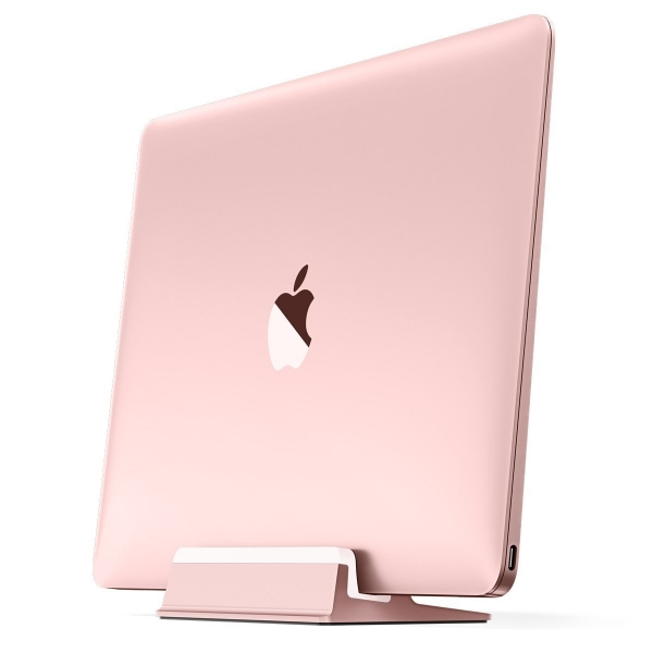 UPPERCASE MacBook Alminyum Stand (12 in)-Rose Gold White
