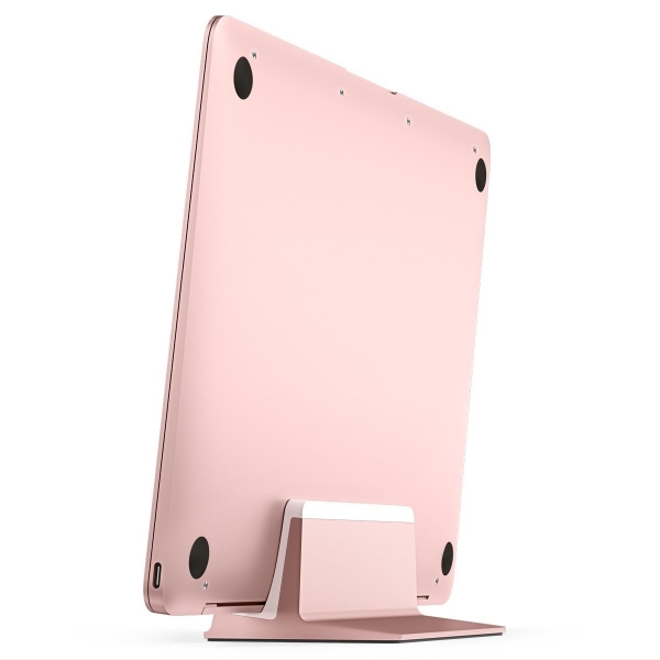 UPPERCASE MacBook Alminyum Stand (12 in)-Rose Gold White