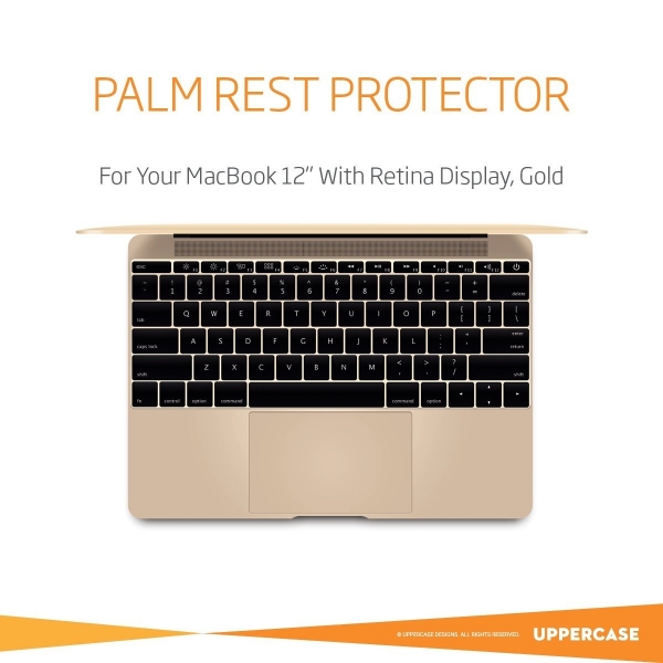 UPPERCASE MacBook Palm Rest Koruyucu (12 in-Gold)