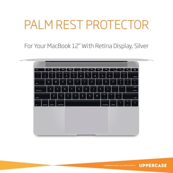 UPPERCASE MacBook Palm Rest Koruyucu (12 in-Silver)