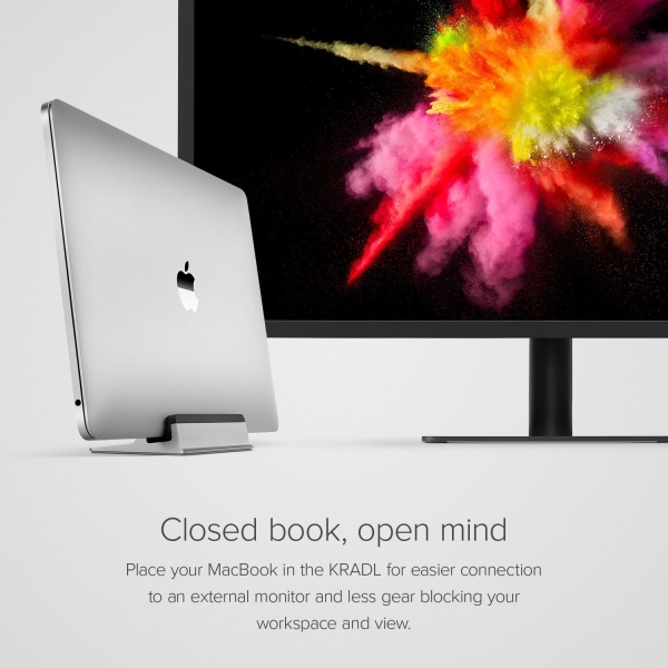 UPPERCASE MacBook Pro Alminyum Stand (13-15 in)-Space Gray-Black