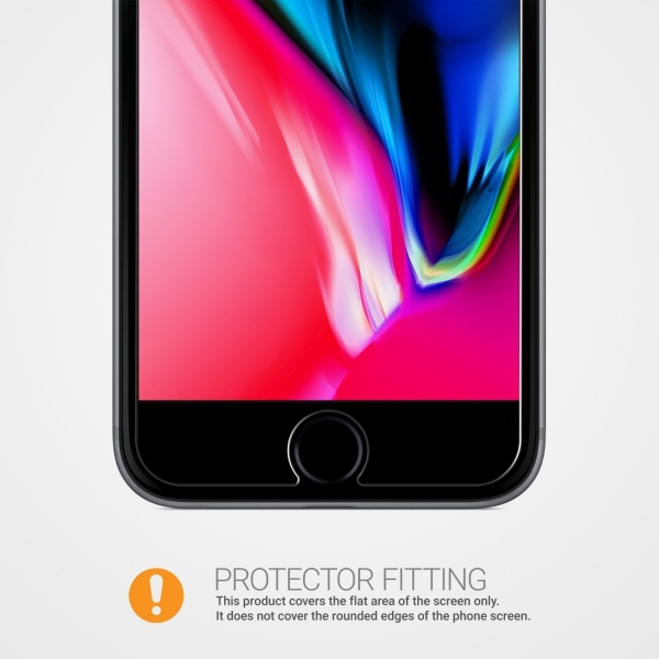 UPPERCASE iPhone 8 DuraGlass Temperli Cam Ekran Koruyucu (2 Adet)