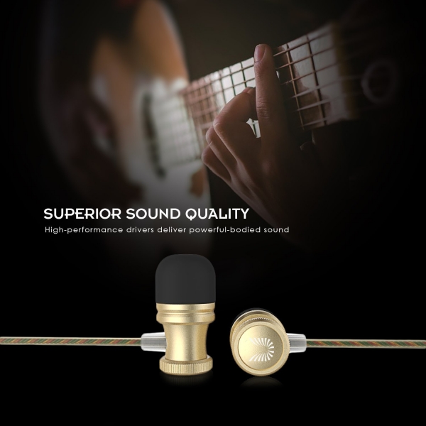 UiiSii US80 Mikrofon Kablolu Kulak i Kulaklk-Gold
