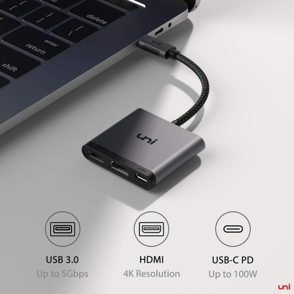 Uni USB C to HDMI Adaptr (4k@30hz)