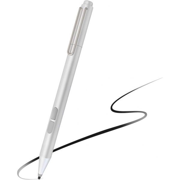 Uogic Microsoft Surface Uyumlu Stylus Kalem-Silver