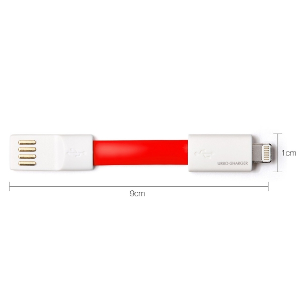 Urbo USB-A to Lightning arj Cihaz-Red