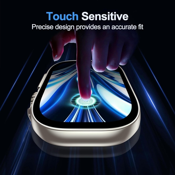 Uyiton Apple Watch Ultra 2.Nesil Bumper Klf-Titanium