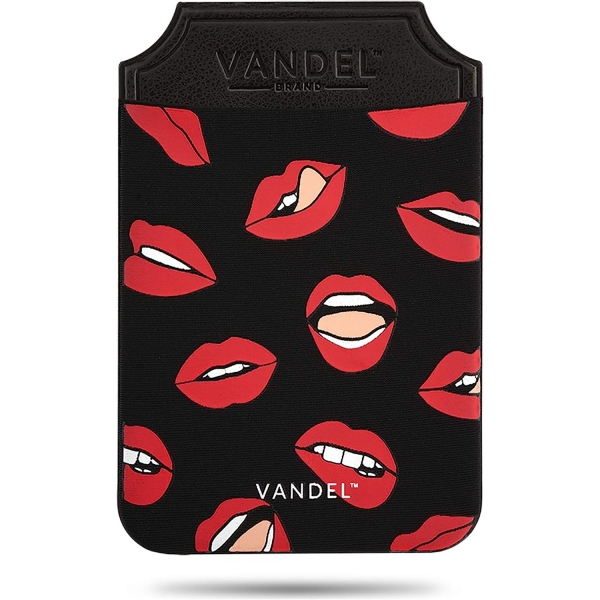 VANDEL Pocket Yapkanl Telefon Czdan -Red Lips