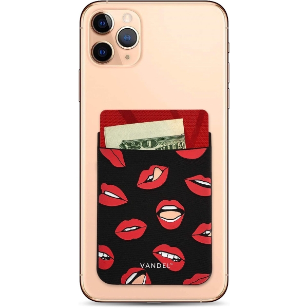 VANDEL Pocket Yapkanl Telefon Czdan -Red Lips