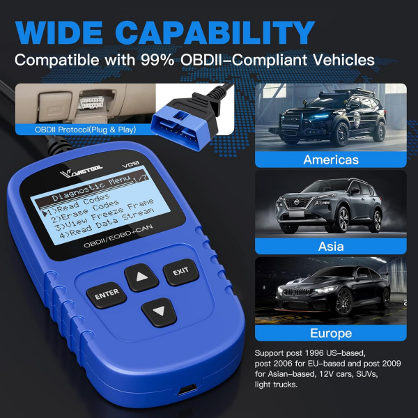 VDIAGTOOL VD10 OBD2 Ara� Tan� Cihaz�