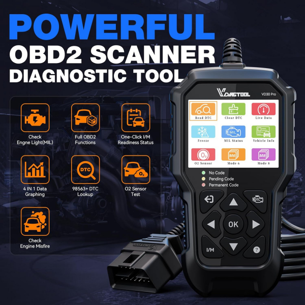VDIAGTOOL VD30 Pro OBD2 Ara� Tan� Cihaz�