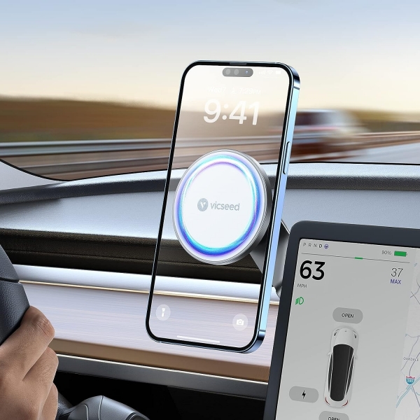 VICSEED Tesla Model Uyumlu Katlanabilir Telefon Tutucu