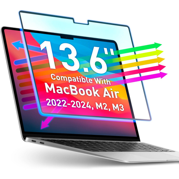 VINTEZ MacBook Air M2-M3 Ekran Koruyucu (13.6 in)