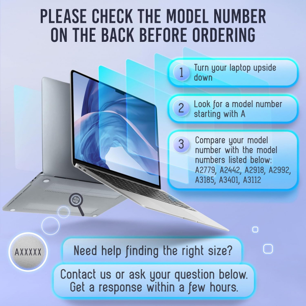 VINTEZ MacBook Pro M1-M4 Ekran Koruyucu (14 in)