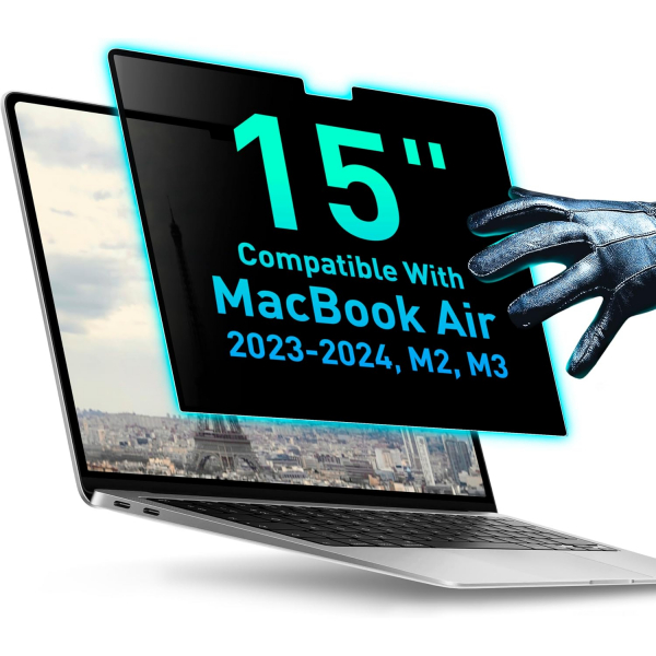 VINTEZ MacBook Air Privacy Ekran Koruyucu (15 in)