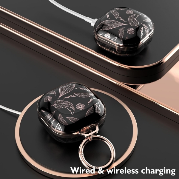 TATOFY Galaxy Buds FE/Buds2 Pro Klf -Black Golden