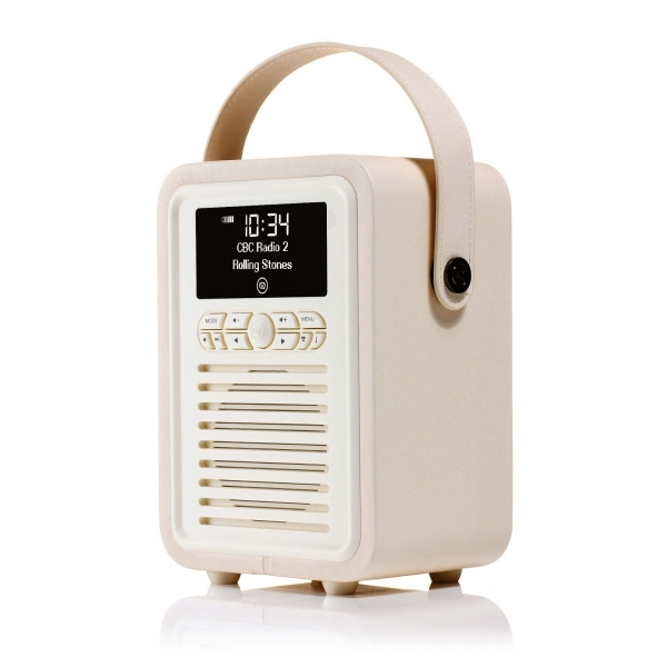 VQ MINI Home Audio Bluetooth Radyo-Cream