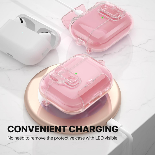 Valkit Apple AirPods Pro 3 Klf-Pink Lock