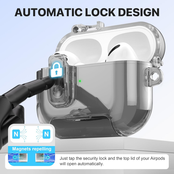 Valkit Apple AirPods Pro 3 Klf-Black Lock