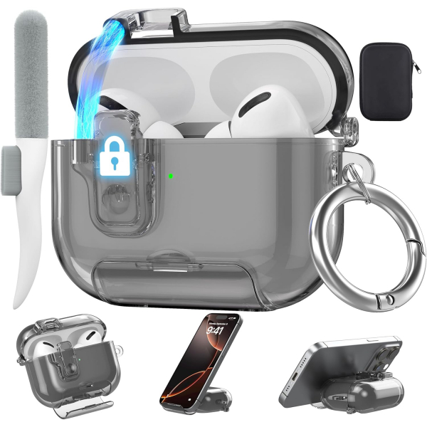 Valkit Apple AirPods Pro 3 Klf-Black Lock