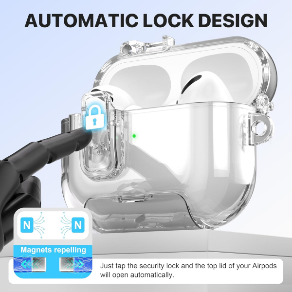 Valkit Apple AirPods Pro 3 Klf-Clear Lock