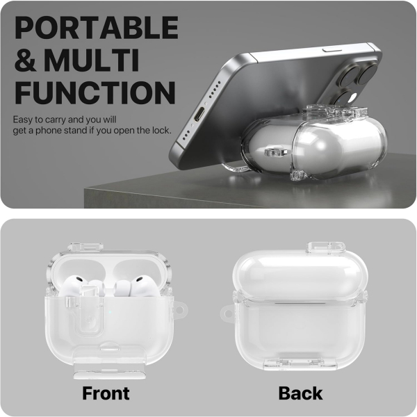 Valkit Apple AirPods Pro 3 Klf-Clear Lock