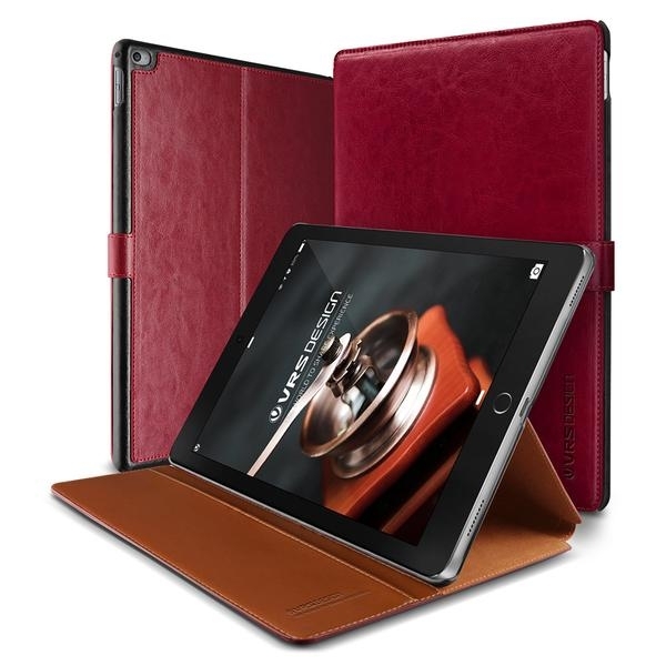 VRS Design Apple iPad Pro 12.9 Dandy Layered Serisi K�l�f-Wine Red