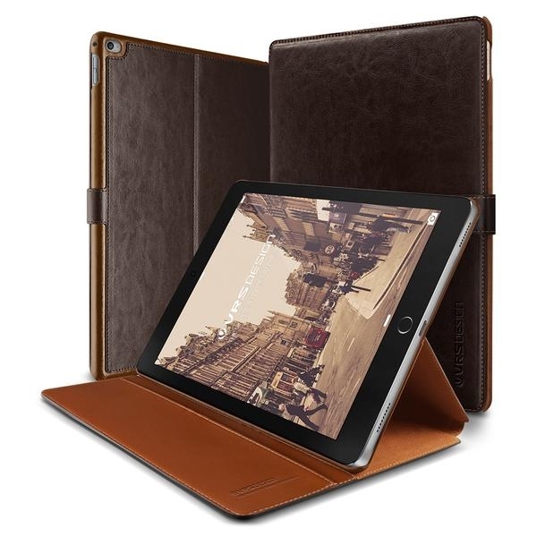 VRS Design Apple iPad Pro 12.9 Dandy Layered Serisi K�l�f-Coffee Brown