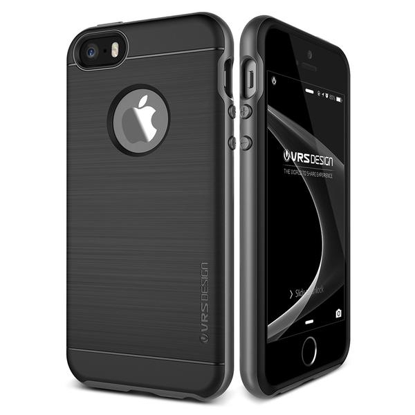 VRS Design iPhone 5/5S/SE High Pro Shield Serisi Klf (MIL-STD-810G)-Dark Silver